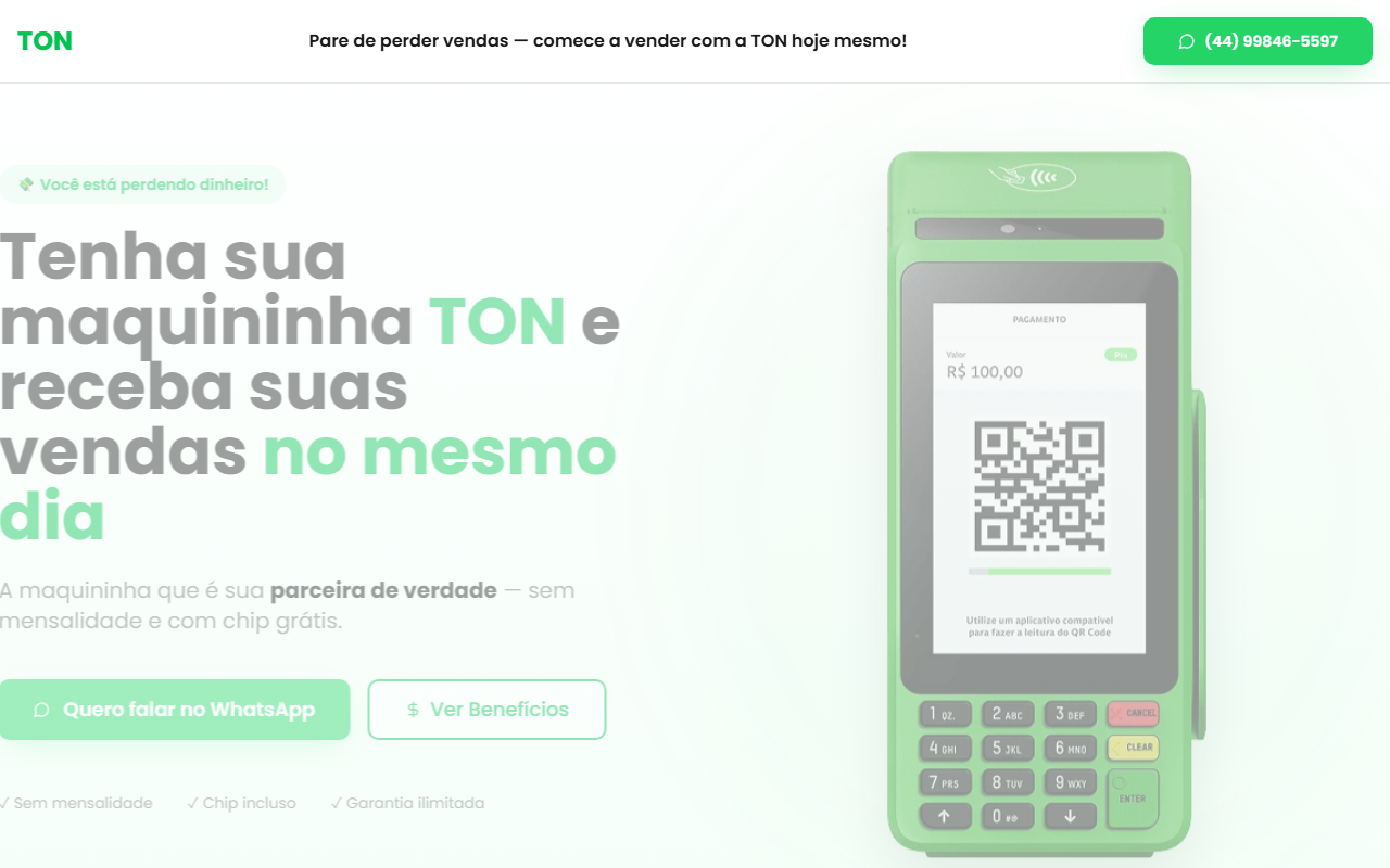 TON Maquininhas de Cartão